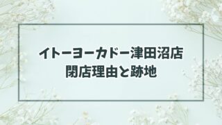イトーヨーカドー津田沼店の閉店理由は経営再建のため！跡地はスーパーやホムセン・インテリア店？